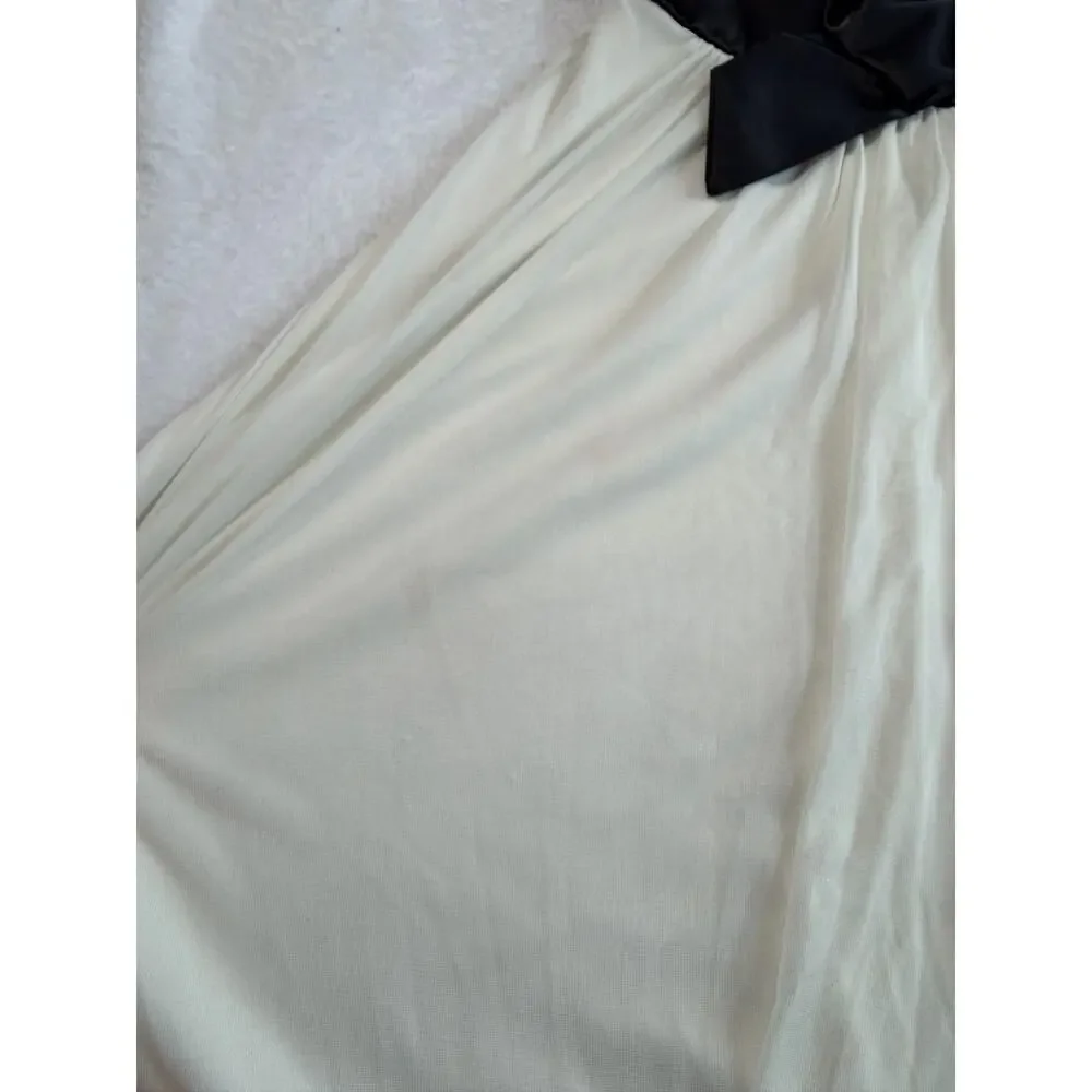Speechless Y2K Ivory Black Coquette Sabrina Britney Babydoll Dress Medium - Picture 8 of 10